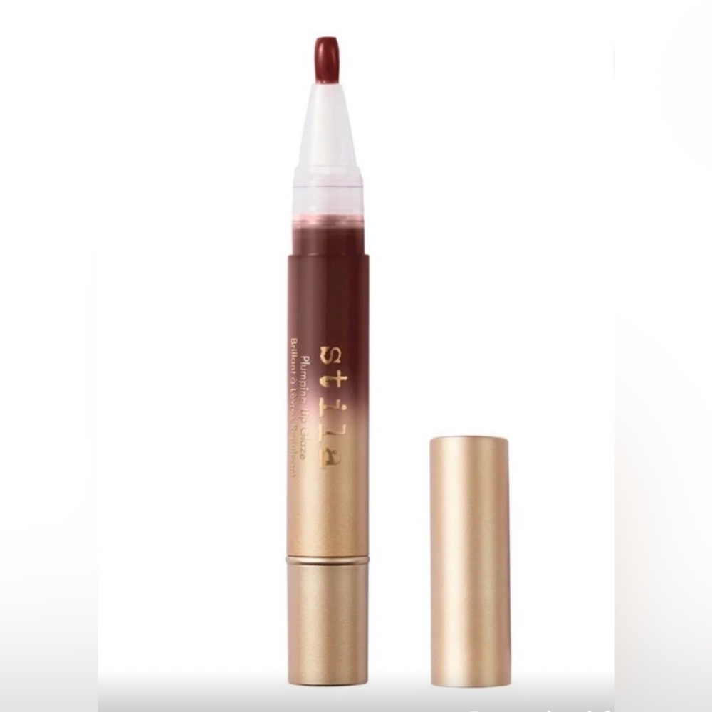 Stila HAZELNUT Plumping Lip Glaze HTF Hydration Shine Mint Flavor NEW